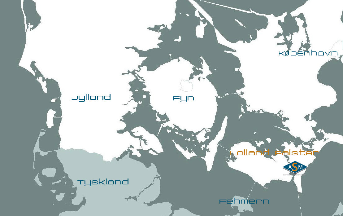 Kort over Danmark